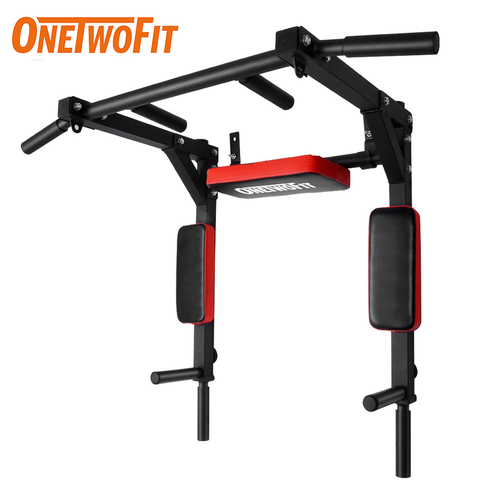ONETWOFIT 440lb Chin Up Bar Wall Mounted Pull Up Bar Dip Station Fitness Equipment for Home Gym Sport Workout Ejercicio en Casa ► Photo 1/1