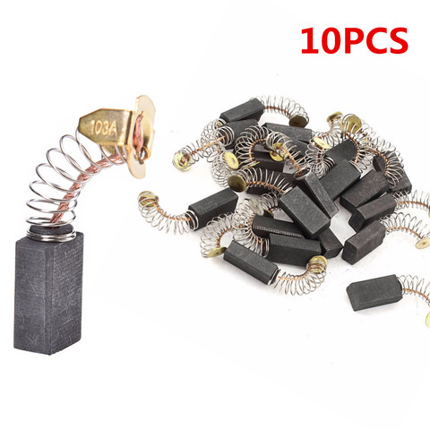 10Pcs Carbon Brushes Spare Parts Mini Drill Electric Grinder Replacement For Electric Motors Rotary Tool 6.5x7.5x13.5mm ► Photo 1/6