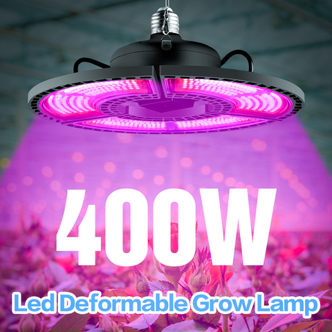 400W E27 LED Full Spectrum Growing Bulbs Plant Grow Light Lamp UV IR Hydro For Flower Seeds Veg Indoor Greenhouse Grow Tent box ► Photo 1/6