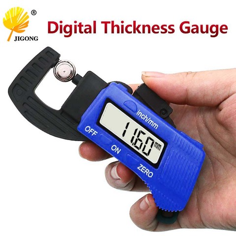 0-12.7mm Carbon Fiber Composites Digital Thickness Caliper Micrometer Guage Blue ► Photo 1/6