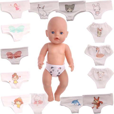 Colorful Doll Diaper Underwear For 18'' American Girl Doll 43cm