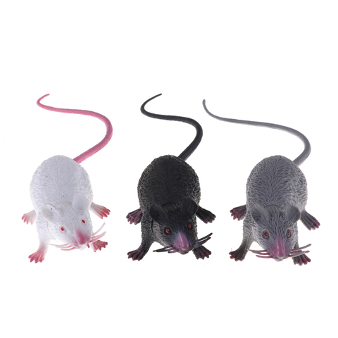 22cm Small Rat Fake Lifelike Mouse Model Prop Halloween Gift Toy Party Decor Practical Jokes Novetly Funny Toys NEW ► Photo 1/6