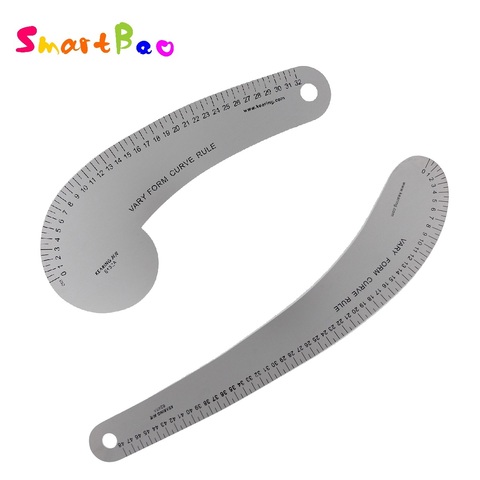 Metal Patchwork Rulers for Fashion Design Metric System Sewing Curve Ruler Garment Rulers for Patchwork Cutting Ruler ► Photo 1/6