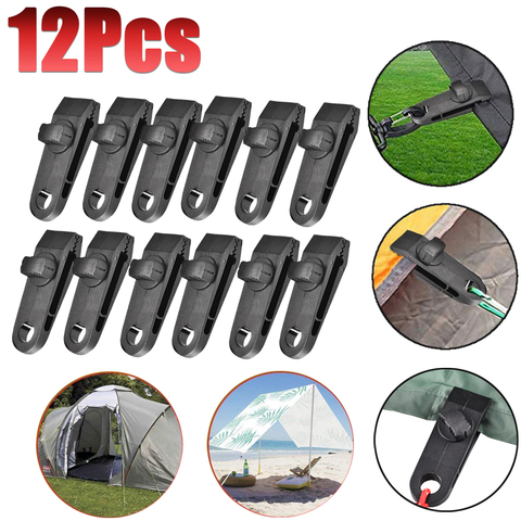 4/8/12Pcs Awning Tent DIY Tarp Clamp Clips Snap Canvas Canopy Clamp Anchor Gripper Jaw Grip Trap Tighten Woodworking Tool ► Photo 1/6