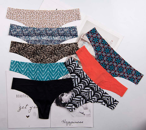 New  multi-color Sexy cozy comfortable Lace Briefs  thongs Underwear Lingerie for women 1pcs ac175 ► Photo 1/6