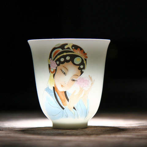 High capacity Chinese Tea Set TeacupCeramic Tea cup  puer Oolong Tea Customized gifts Household drinking utensils ► Photo 1/6
