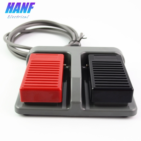 1pcs Momentary Plastic Foot Switch Infinity Double Pedal Duplex Two-way Tumbler  3A/220VAC ► Photo 1/6