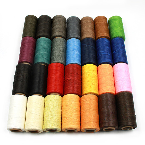 260m 150D Leather Sewing Wax Thread Hand Stitching Cord Craft DIY Leather  Tools Sewing Craft Leather Special Flat Waxed line ► Photo 1/6