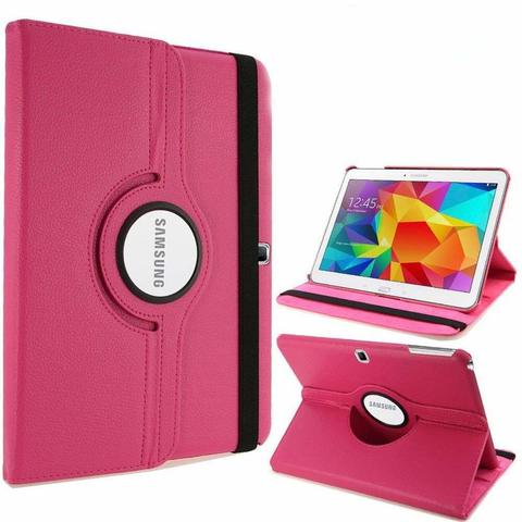 360 Degree Rotating PU Leather Flip Cover Case For Samsung Galaxy Tab 4 10.1 SM-T530 T531 T535 10.1inch Tablet Smart Stand Cover ► Photo 1/6