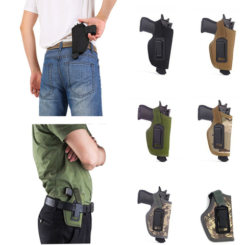 IWB Cancealed Gun Holster Right Hand Tactical Pistol Holster Glock 17 19 Beretta 92 Sig Sauer P226 Nylon Holster ► Photo 1/6