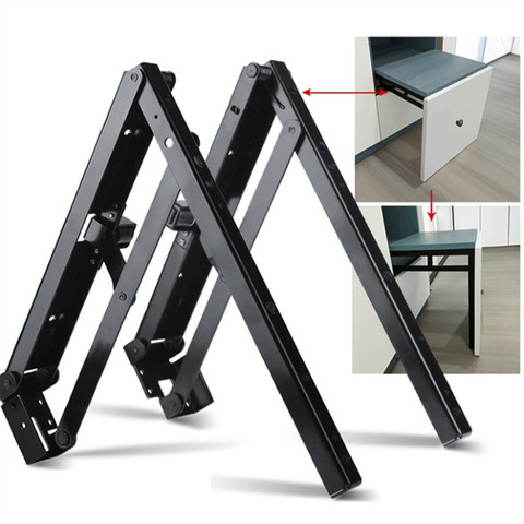 1Pair(2 PCS)/Lot Conceal Folding Seat Stool Bracket Hinge RV Shelf Support Shoe cabinet wardrobe closet stool shoe putting on ► Photo 1/2