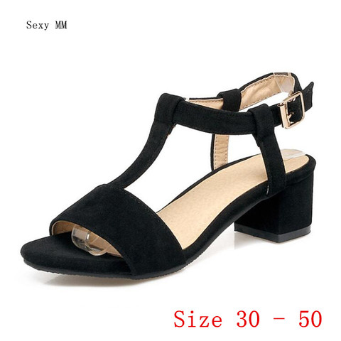 Size 34--43 Heel Sandals Women Shoes Summer High Heels Sandals