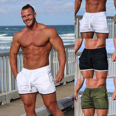 2022 new Summer fitness shorts Fashion Breathable quick-drying gyms Bodybuilding Joggers shorts Slim fit shorts Sweatpants ► Photo 1/6