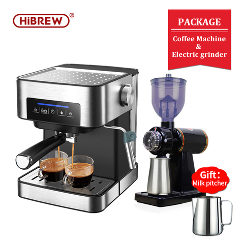 Coffee Expresso & Cappuccino Machines Espresso Coffee Machine With Grinder  Automatic - AliExpress