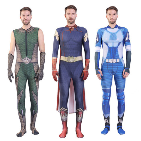 The Boys Cosplay Costume 3D Spandex Zentai Suit Adult Kid The Seven Homelander A-Train The Deep Starlight Bodysuit Costume ► Photo 1/6