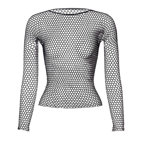 Fashion Costumes Women Bodystocking Night Dress Nightwear Hollow Out Fishnet Sexy Long Sleeve Underwear ► Photo 1/6