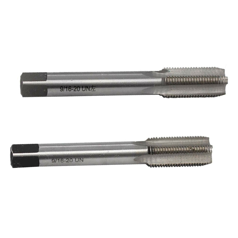 1Pair Right & Left Hand Thread Tap HSS 9/16 -20 TPI For Bike Crank Repair Spiral Inch Industrial Metric HSS Drill Bits Plug Taps ► Photo 1/5