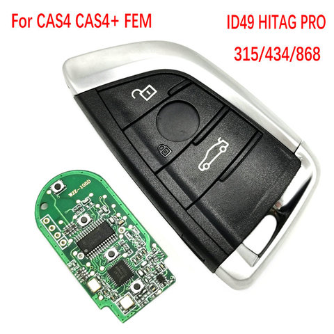 Datong World Car Remote Key For BMW 1 3 5 6 7 Series X5 X6 X7 2011-2017 CAS4 CAS4+ FEM F System 868Mhz ID49 Promixity Keyless ► Photo 1/6