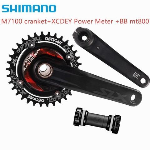 NEW Model Shimano SLX M7100 M8100 XCADEY XPOWER 104bcd Power Meter  Deckas 104bcd chainring For M7100 M8100 M9100 ► Photo 1/6