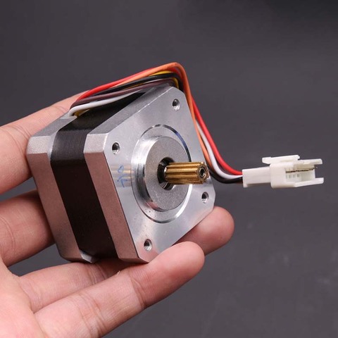 Nema 17 Stepper Motor 42 Motor Ball Bearing 2-phase 6-wire 0.2Nm 31.4mm Nema17 Stepping Motor 1.8° w/ Timing Pulley,3D Printer ► Photo 1/6