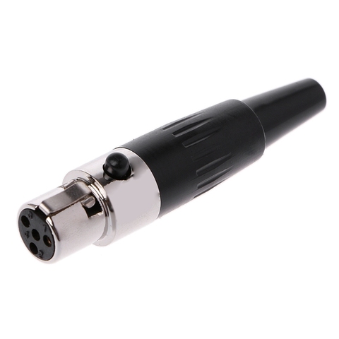 High Quality Mini 3PIN/4PIN Female plug Mini  XLR Microphone connector  L4MB ► Photo 1/6