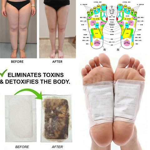 20PCS/lot DEDOMON Detox Foot Patch Bamboo Pads Patches With Adhersive Foot Care Tool Improve Sleep slimming Foot sticker ► Photo 1/6