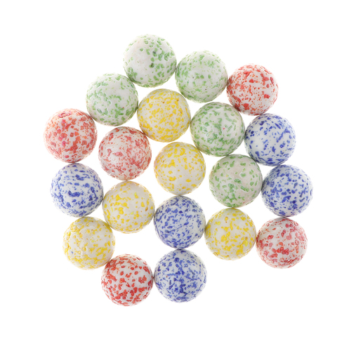 20 Pieces of 25mm Speckled Glass Marbles, Kids Traditional Ball Game Toy Vase & Fish Tank Decoration ► Photo 1/6