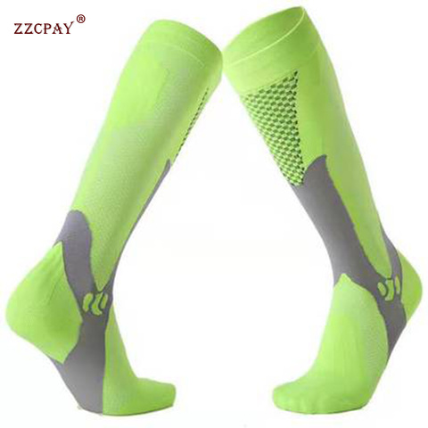 Large Size Compression Socks Fit For Sports Run marathon Compression Socks For Varicose veins Football stockings High Stockings ► Photo 1/6