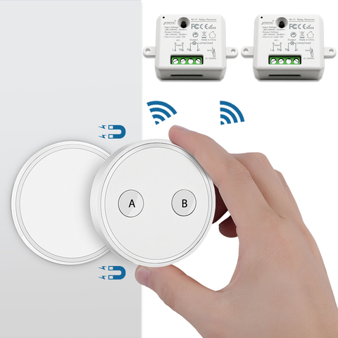 Tuya WiFi Switch Relay with a Remote  Smart Life App Works with Google Home Amazon Alexa Echo Timer ON OFF  Remote Control DIY ► Photo 1/6