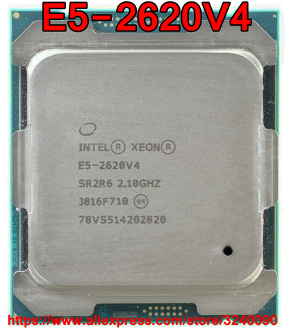 Intel Xeon CPU E5-2620V4 SR2R6 2.10GHz 8-Cores 20M LGA2011-3 E5-2620 V4 processor E5 2620V4 free shipping E5 2620 V4 ► Photo 1/1