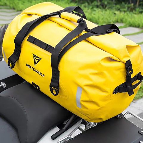 MOTOWOLF Motorcycle Waterproof Tail Bags Back Seat Bags Travel Bag Luggage Rear Seat Bag Pack 40L 66L 90L For BMW KTM HONDA ► Photo 1/6