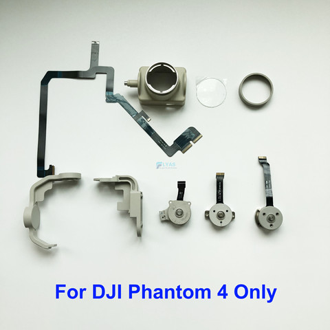 Gimbal Camera Len Frame Lens with Glass Yaw/Roll Arm Yaw/Roll/Pitch Motor Gimbal Flat Cable Repair Part for DJI Phantom 4 Drone ► Photo 1/6