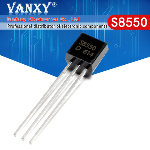 100pcs S8550 TO92 S8550D TO-92 8550 TRANSISTOR (PNP) 0.5A 40V new and original ► Photo 1/4