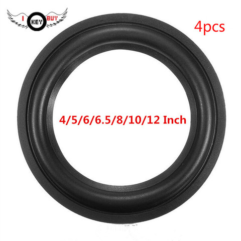 4pcs 4/5/6/6.5/8/10/12 Inch Speaker Rubber Edge Foam Ring Edge Surround Repair Accessories ► Photo 1/6