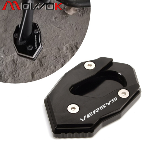Motorcycle Kickstand Extension Plate Side Stand Enlarge Pad For KAWASAKI Versys 300 VERSYS X300 versys X250 ► Photo 1/6