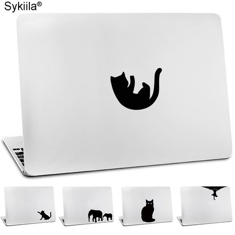 Vinyl Sticker for apple macbook air 11 13 inches for Mac Pro Retina 13 15 Skins cover Glow Black decal Cat Monkey wolf Touch ► Photo 1/6