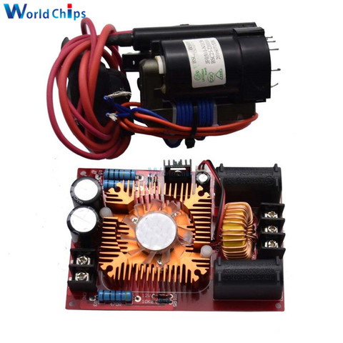 250W 15A DC12-30V ZVS Tesla Coil Flyback Driver/Ignition Coil/ SGTC/Marx Generator with Fans ► Photo 1/5