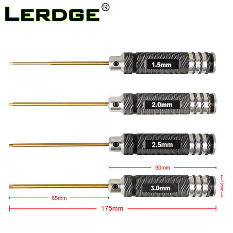 LERDGE 3d printer Parts High quality screwdriver inner hexagon tool kit dragon hotend Removal Titanium Plated Steel cutter head ► Photo 1/6