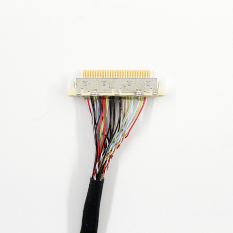 LVDS LCD Panel cable support  for Motherboard D2700MT for 40 pin ipex connector 6 bit lcd screen ► Photo 1/4