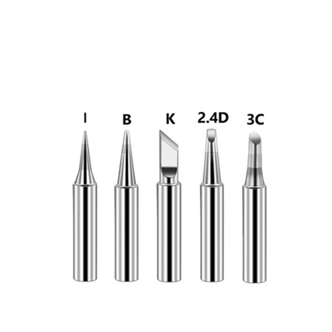 5Pcs I+B+K+2.4D+3C soldering iron pure copper 900M soldering iron head set inside hot bare copper electric soldering iron tip ► Photo 1/5