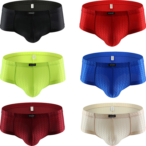 iKingsky Men's Shining Cheeky Boxer Sexy Mini Cheek Underwear Stretch Brazilian Back Mens Under Panties ► Photo 1/6