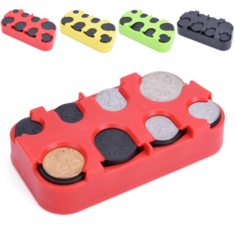 Mini Euro Coin Dispenser Plastic Coin Collection Purse Wallet Organizer Holder For Bus Taxi Car Coin Changer Holder ► Photo 1/5