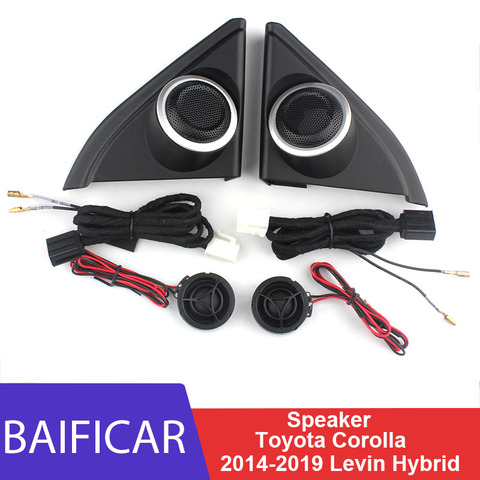 Baificar Triangle Head Speakers Car Audio Trumpet Mirror Door Trim Tweeter Speaker For Toyota Levin Hybrid 2014-2022 Corolla ► Photo 1/5