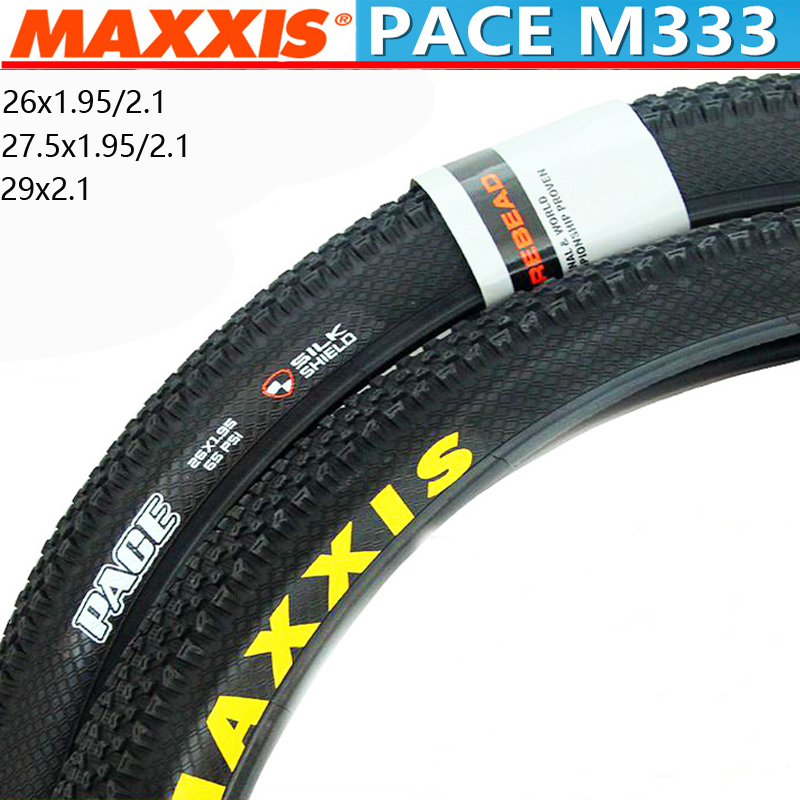 BUCKLOS 【US Stock】 MAXXIS M333 26/27.5/29 1.95/2.1 Fold/Unfold MTB Tires 60TPI Bicycle Wheel Clincher Tire Non-Slip Anti-Puncture Resistant Flimsy Mountain Bike Wire Bead Tyre