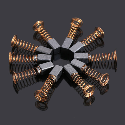 10pcs/5Pairs Carbon Brush Spare Parts for Generic Electric Motor Power Tools 5x5x8mm Mini Drill Dremel Rotary Tool Accessories ► Photo 1/5