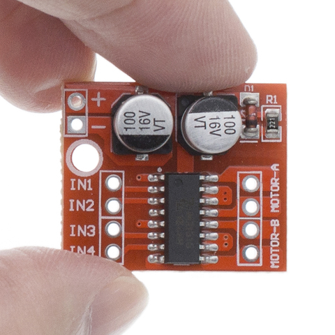 2 DC motor drive module reversing PWM speed dual H bridge stepper motor Mini victory L298N ► Photo 1/6