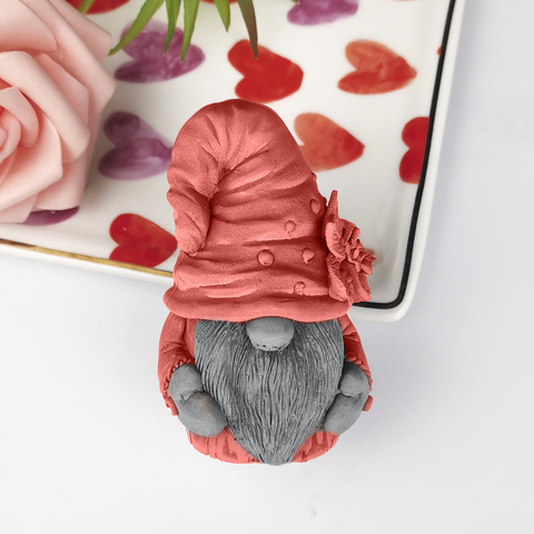 DW0227 PRZY  3D Magician Old man in a hat Soap Molds Mould Silicone Wedding Birthday Candle Mold Clay Resin Moulds ► Photo 1/6