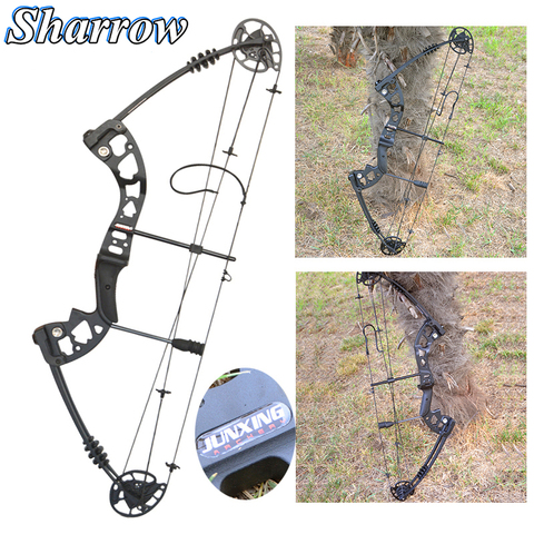 Compound Bow Pulley Bow Archery Sets 30-55Lbs Adjustable Bow Hunting Outdoor Sports Great power Shooting Accessories Camping ► Photo 1/6