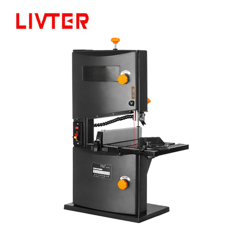 LIVTER 9 inch multifunctional vertical metal wood cutting machine woodworking scroll jig saw band saw ► Photo 1/6