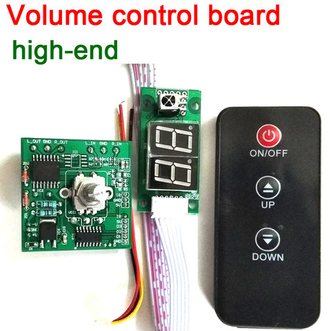 high-end PGA2310 volume control board Digital Potentiometer + LED display + remote FOR POWER Amplifier ► Photo 1/3